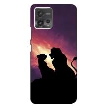 Чохол Король лев на Моторола MOTO G72 (Сімба і Налу)