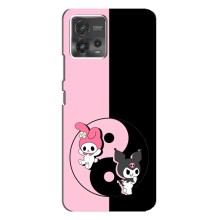 Чехол с кроликом Куроми на Motorola MOTO G72 (Куроми Инь Янь)