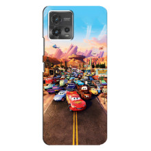 Силиконовый чехол Маквин для Motorola MOTO G72 – Тачки Маквин