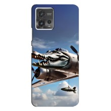 Чехол с мемом Тралалело тралала на Motorola MOTO G72 (Бомбардиро крокодило)