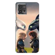 Чехол как приручить дракона на Motorola MOTO G72 – Гикавка и Астрид