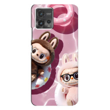 Чехол с Лабубу на Motorola MOTO G72 – Игрушка Лабубу