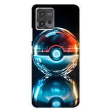 Чехол с Пикачу на Motorola MOTO G72 (Мяч Пикачу)