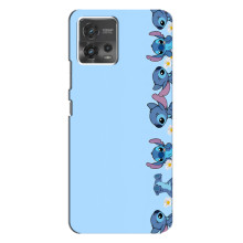 Чохол з принтом Стіч на Motorola MOTO G72 (Стіч фон)