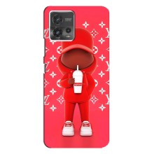 Крутые Чехлы Луи Виттон для Motorola MOTO G72 (AlphaPrint) (Модный стиль)