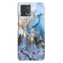 Мраморный чехол на Motorola MOTO G72 (VPrint) (Нежный мрамор)