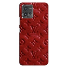 Текстурный Чехол Louis Vuitton для Моторола Мото Джи 72 – Красный ЛВ