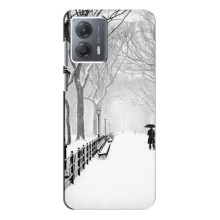 Чехлы на Новый Год Motorola MOTO G73 (Снегом замело)