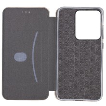 Кожаный чехол-книжка Classy для Motorola Moto G75 5G – Золотой