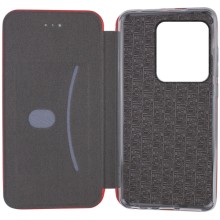 Кожаный чехол-книжка Classy для Motorola Moto G75 5G – Красный