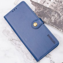 Шкіряний чохол-книжка GETMAN Gallant (PU) для Motorola Moto G75 5G – Синій