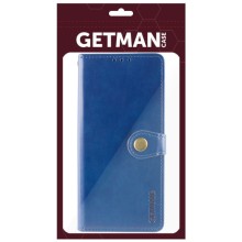 Шкіряний чохол-книжка GETMAN Gallant (PU) для Motorola Moto G75 5G – Синій