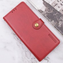 Шкіряний чохол-книжка GETMAN Gallant (PU) для Motorola Moto G75 5G – Червоний
