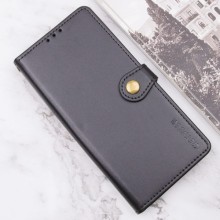 Шкіряний чохол-книжка GETMAN Gallant (PU) для Motorola Moto G75 5G – Чорний