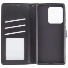 Шкіряний чохол-книжка GETMAN Gallant (PU) для Motorola Moto G75 5G – Чорний