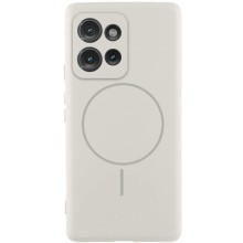 Чохол Silicone Cover Lakshmi Full Camera (AA) with MagFit для Motorola Moto G75 5G – Білий