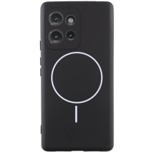 Чохол Silicone Cover Lakshmi Full Camera (AA) with MagFit для Motorola Moto G75 5G – Чорний