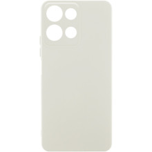 Чехол Silicone Cover Lakshmi Full Camera (AA) для Motorola Moto G75 5G – Белый