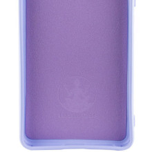 Чехол Silicone Cover Lakshmi Full Camera (AA) для Motorola Moto G75 5G – Сиреневый