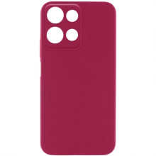 Чехол Silicone Cover Lakshmi Full Camera (AA) для Motorola Moto G75 5G – Бордовый