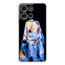 Чохли з принтом на Motorola Moto G75 Футболіст (футболіст Холанн)