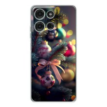 Чохли на Новий Рік Motorola Moto G75 – Гарна ялинка