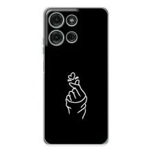 Чехлы (Знак сердечка) на Motorola Moto G75 – Знак Сердечка