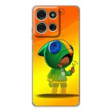 Чехол Бравл Старс для Motorola Moto G75 – LEON в кофте