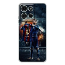 Чехол Месси футболист для Motorola Moto G75 (Месси с футболкой)