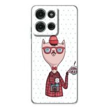 Чохол на тематику: Коти для Motorola Moto G75 – Кіт аристократ
