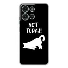 Бампер з зображенням Котиків для Мото Джі 75 – Not Today