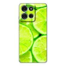 Чехол с изображением  вкусной еды для Motorola Moto G75 – Лайм