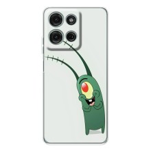 Чехол с картинкой "Одноглазый Планктон" на Motorola Moto G75 (Милый Планктон)