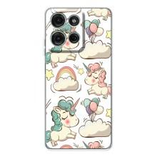 Чохол для Мото G75 - (Єдинорожки - Новинки) (AlphaPrint) (Єдиноріжки)