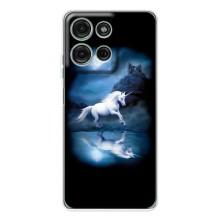 Чохол для Мото G75 - (Єдинорожки - Новинки) (AlphaPrint) (Єдиноріг)