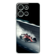Чехол Формула1 на Motorola Moto G75 – Болид