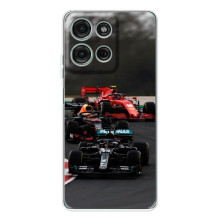 Чехол Формула1 на Motorola Moto G75 – Гонка Ф1