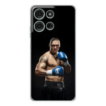 Чехол с картинкой Александр Усик для Motorola Moto G75 – Боксер Усик