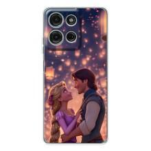 Чехол Рапунцель для Motorola Moto G75 – Принцесса и принц