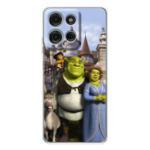 Чехол с мультфильмом Шрек на Motorola Moto G75