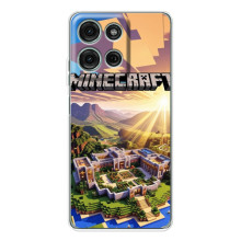 Чехол с картинками Майнкрафт для Мото G75 – Minecraft