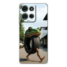 Чехол с мемами тралалело тралала для Motorola Moto G75 – Бонека амбалабу