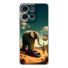Чехол с мемами тралалело тралала для Motorola Moto G75