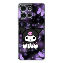 Чехол с персонажем Куроми на Motorola Moto G75 – Куроми на черном