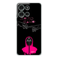 Чехол Гра в кальмара для Motorola Moto G75 – Охранник