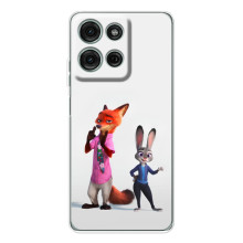 Силіконовий чохол з принтом Зоотрополіс для Motorola Moto G75 – Джуді і Нік