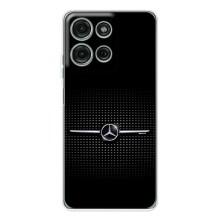 Силіконовий бампер з картинкою машини на Motorola Moto G75 – Mercedes