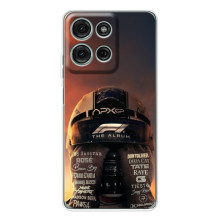Чехол с прнтом Формула 1 на Motorola Moto G75 – Шолом Ф1