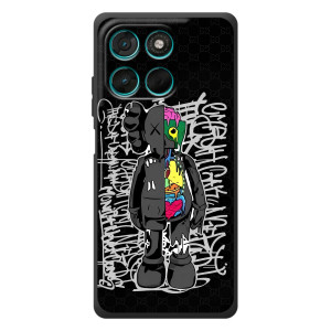 Чехлы для Motorola Moto G77 - Bearbrick Louis Vuitton (PREMIUMPrint)