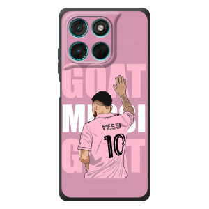 Чехлы Лео Месси в Майами на Motorola Moto G77 (GOAT MESSI)
